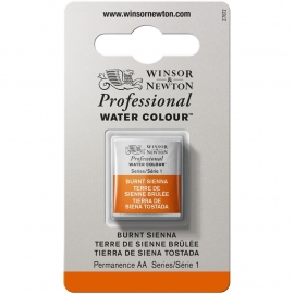 W&N Pro Water Colour ½ nap Burnt Sienna S.1