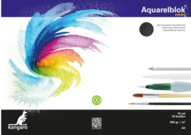 Aquarelpapier A3- 300 grams ZWART