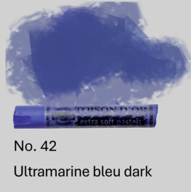 Koh-I-Noor Extra soft pastel No. 42 Ultramarine Blue Dark