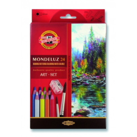 Koh-I-Noor Mondeluz Aquarel set ds 24 ass