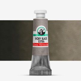 Old Holland Watercolour 6ml tube A74- Ivory black extra