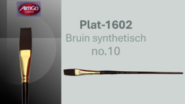 Penseel Artigo 1602 Synthetic nr. 10  Plat  p/st.
