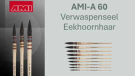 AMI - A 60 Verwaspenseel No. 0 t/m 8  (prijs van af)