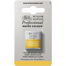W&N Pro Water Colour ½ nap Yellow Ochre Light S.1