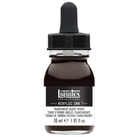 Liquitex Acrylic ink TRANSPARENT BURNT UMBER 30ml.