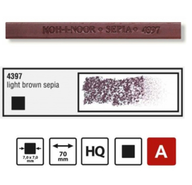 Koh-I-Noor Light brown sepia blok 4393 -ds. 18 stuks