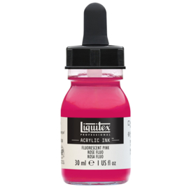 Liquitex Acrylic ink FLUORESCENT PINK 30ml.