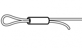 Busjes voor staaldraad van max 1 mm dik