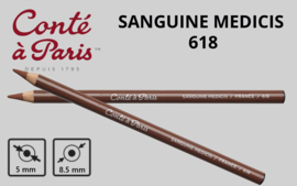 Conté  à Paris Schetspotlood 618 Sanguin Medicis (per stuk)