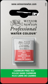 W&N Pro Water Colour ½ nap Cadmium FREE Red  S.4