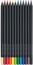 Faber Castell Kleurpotloden Black edition 12 stuks in kartonnen doosje