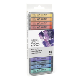 Winsor&Newton softpastelset 15 stuks in blik