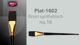 Penseel Artigo 1602 Synthetic nr. 16 Plat  p/st.
