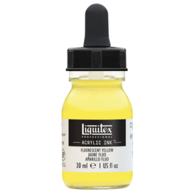 Liquitex Acrylic ink FLUORESCENT YELLOW 30ml.