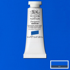 W&N Designers Gouache Ultramarine (green shade) 667-serie 1