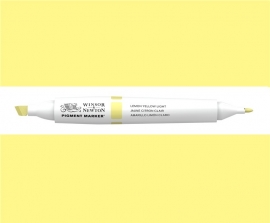 W&N Pigment marker lemon Yellow  Light 001