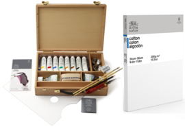 Professional Olieverf Bamboo box set + gratis doek