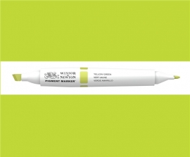 W&N Pigment marker Yellow green  073