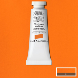 W&N Designers Gouache Cadmium Orange   089-serie 4