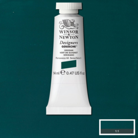 W&N Designers Gouache Viridian 692-serie 3