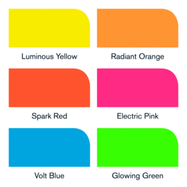 Promarker set 6 Neon kleuren