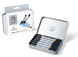 Winsor & Newton Watercolour marker set 6 stuks