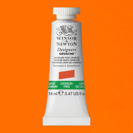 W&N Designers Gouache Cadmium FREE Orange 899-serie 4