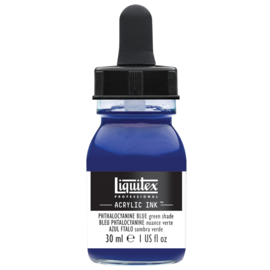 Liquitex Acrylic ink PHTHALOCYANINE BLUE (GREEN SHADE) 30ml.