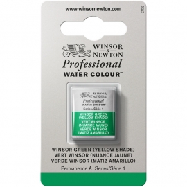 W&N Pro Water Colour ½ nap Winsor Green ( Yellow shade) S.1