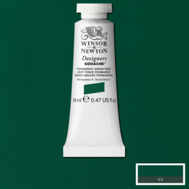 W&N Designers Gouache Permanent green deep 482-serie 2