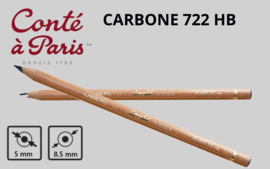 Conté  à Paris Schetspotlood 722 Carbone HB (per stuk)