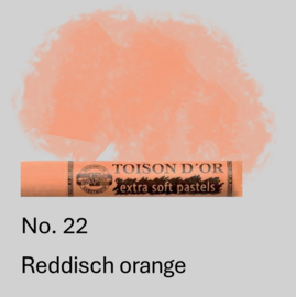 Koh-I-Noor Extra soft pastel No. 22 Reddish Orange