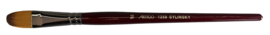 Artigo 1258 Synthetic kattentong- rode korte steel No. 18  p/st