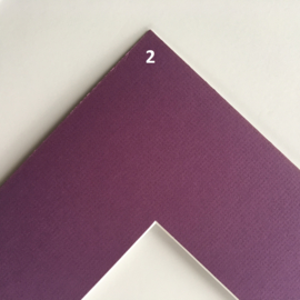 Passe-Partouts Purple  &  Violet  tinten  op maat gemaakt ( prijs vanaf)