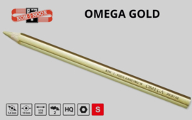 Koh-I-Noor OMEGA  Kleurpotlood goud 1cm dik (per stuk)