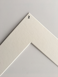 Passe-Partouts White & Cream  tinten  op maat gemaakt ( prijs vanaf)