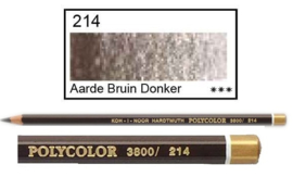 KIN-Polycolor nr.214  Aarde bruin donker