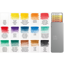 Winsor&Newton softpastelset 15 stuks in blik