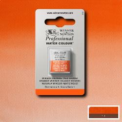 W&N Pro Water Colour ½ nap Winsor Orange (red shade) S.1