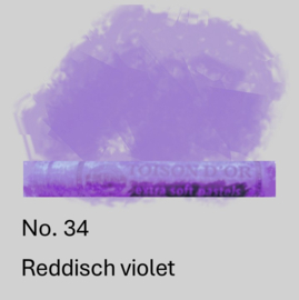 Koh-I-Noor Extra soft pastel No. 34 Reddisch violet