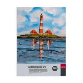 AMI Aquarel blok No.4- 300 grams-GROF-  17x24 cm