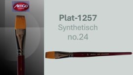 Artigo 1257 Synthetic plat rode korte steel No. 24  p/st