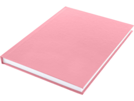 Dummy  A5 Wit papier- hard cover Roze 80 vel