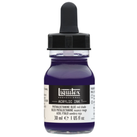 Liquitex Acrylic ink PHTHALOCYANINE BLUE (RED SHADE) 30ml.