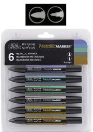 Matellic Marker Set 6 stuks