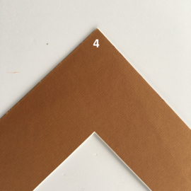 Passe-Partouts Brown & Red  tinten  op maat gemaakt ( prijs vanaf)