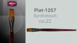 Artigo 1257 Synthetic plat rode korte steel No. 22  p/st