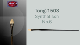 Artigo 1503 Synthetic kattentong- lange steel No.6  p/st