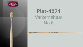 Artigo 4271 - varkenshaar - No.6 p/st.