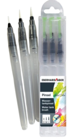 Eberhard Faber Waterpenseel set  3 maten s, m, l